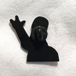 Load image into Gallery viewer, Megadeth (misspelled) x Homer Pin