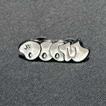 Load image into Gallery viewer, MF Doom White Bubble Pin