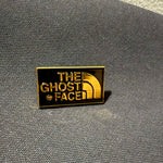 Load image into Gallery viewer, Ghostface Killah Northface Gold and Black Pin