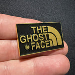 Load image into Gallery viewer, Ghostface Killah Northface Gold and Black Pin