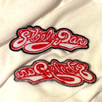 Load image into Gallery viewer, Steely Dan Red Black and White Logo Patch