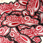 Load image into Gallery viewer, Steely Dan Red Black and White Logo Patch