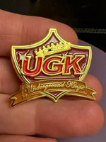 Load image into Gallery viewer, UGK - Pimp C and Bun B Logo Pin