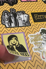 Load image into Gallery viewer, Fleetwood mac and Stevie Nicks Sticker Sheet