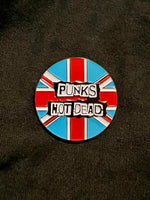 Load image into Gallery viewer, Punks Not Dead Pin