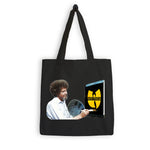 Load image into Gallery viewer, Bob Ross x Wu-Tang Clan Tote Bag