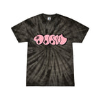 Load image into Gallery viewer, MF Doom Pink Tag Tie Dye T-Shirt