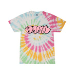 Load image into Gallery viewer, MF Doom Pink Tag Tie Dye T-Shirt