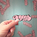 Load image into Gallery viewer, MF Doom Pink Sticker