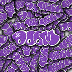 Load image into Gallery viewer, MF Doom Purple Sticker