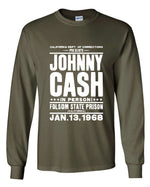 Load image into Gallery viewer, Johnny Cash Long Sleeve Shirt