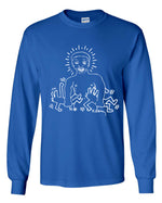 Load image into Gallery viewer, Keith Haring Larry Levan Birthday Party Flyer Long Sleeve Shirt