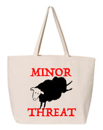 Load image into Gallery viewer, Minor Threat Jumbo Tote Bag