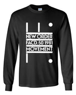 Load image into Gallery viewer, New Order FACD. 50 1981 Movement Long Sleeve Shirt