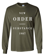 Load image into Gallery viewer, New Order Substance 1987 Long Sleeve Shirt