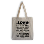 Load image into Gallery viewer, Jazz at the Carnegie Hall Poster Flyer Tote Bag