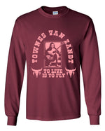 Load image into Gallery viewer, Townes Van Zandt - To Live Is To Fly Long Sleeve Shirt