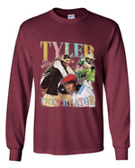 Load image into Gallery viewer, Tyler The Creator Distressed Design Long Sleeve Shirt