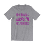 Load image into Gallery viewer, Apollonia 6 Sex Shooter Purple Logo T-Shirt