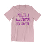 Load image into Gallery viewer, Apollonia 6 Sex Shooter Purple Logo T-Shirt