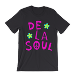 Load image into Gallery viewer, De La Soul Flower Pink Font T-Shirt