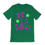 Load image into Gallery viewer, De La Soul Flower Pink Font T-Shirt