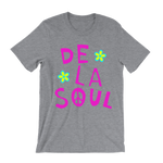 Load image into Gallery viewer, De La Soul Flower Pink Font T-Shirt