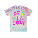 Load image into Gallery viewer, De La Soul Pink Peace Sign Tie Dye T-Shirt