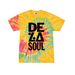 Load image into Gallery viewer, De La Soul Text Logo Tie Dye T-Shirt