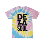 Load image into Gallery viewer, De La Soul Text Logo Tie Dye T-Shirt