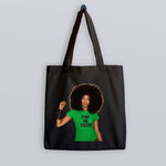 Load image into Gallery viewer, Erykah Badu Pimp The System Tote Bag