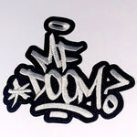 Load image into Gallery viewer, MF Doom Black and White Tag Patch