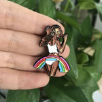 Load image into Gallery viewer, Mariah Carey Rainbow Pin