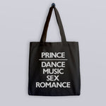 Load image into Gallery viewer, Prince Dance Music Sex Romance Tote Bag