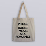 Load image into Gallery viewer, Prince Dance Music Sex Romance Tote Bag