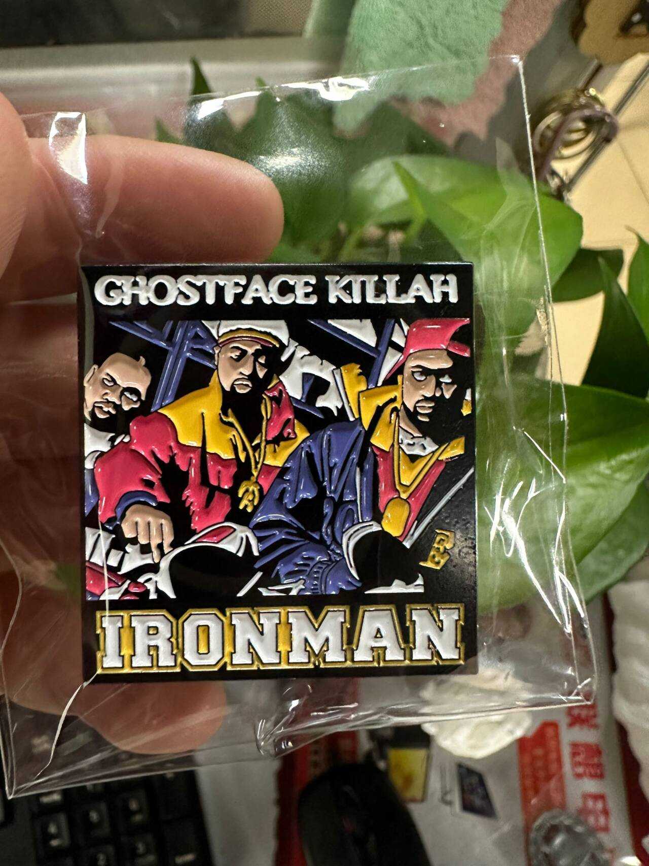 Ghostface Killah Ironman Pin