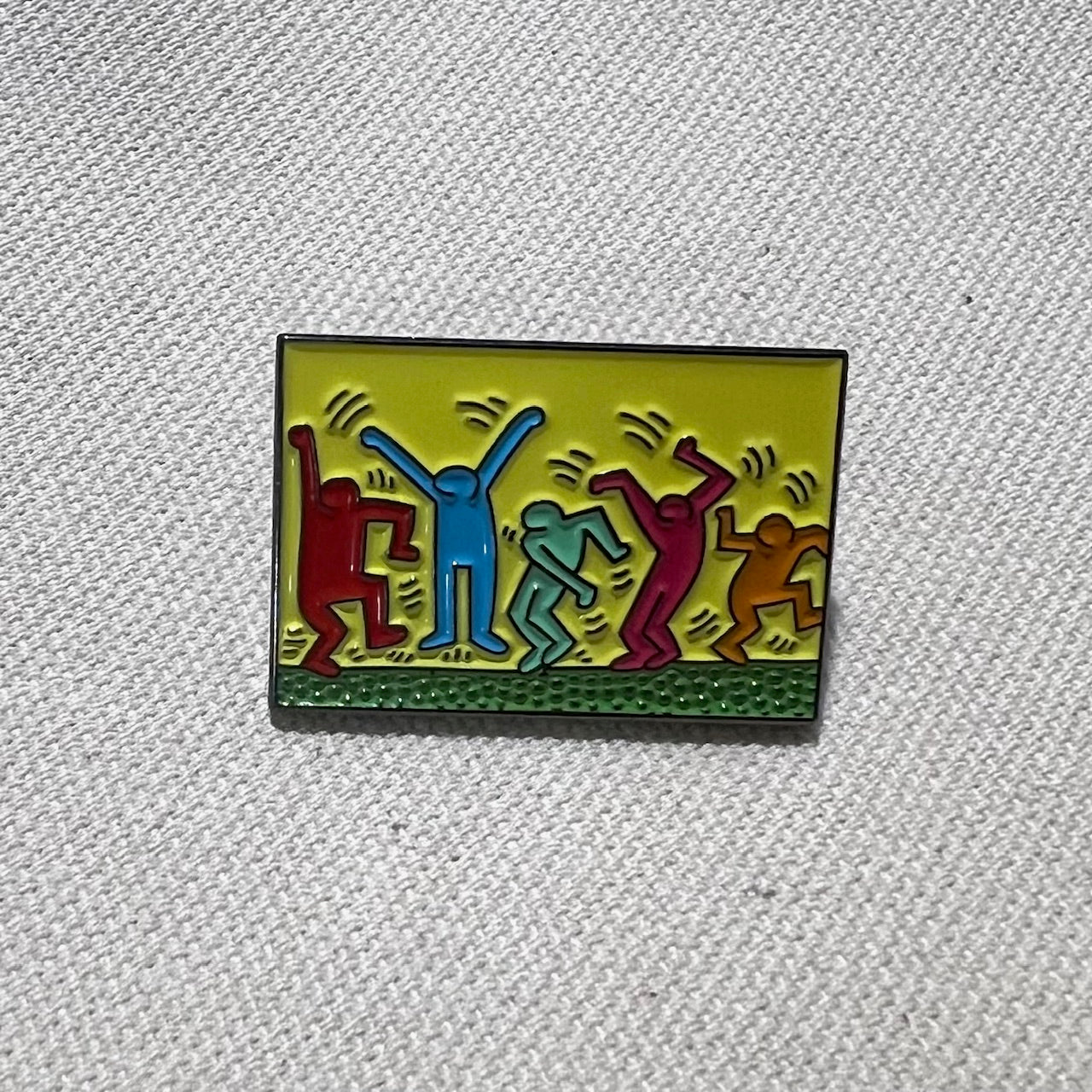 Keith Haring Dancing Pin