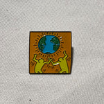 Load image into Gallery viewer, Keith Haring Earth Pin
