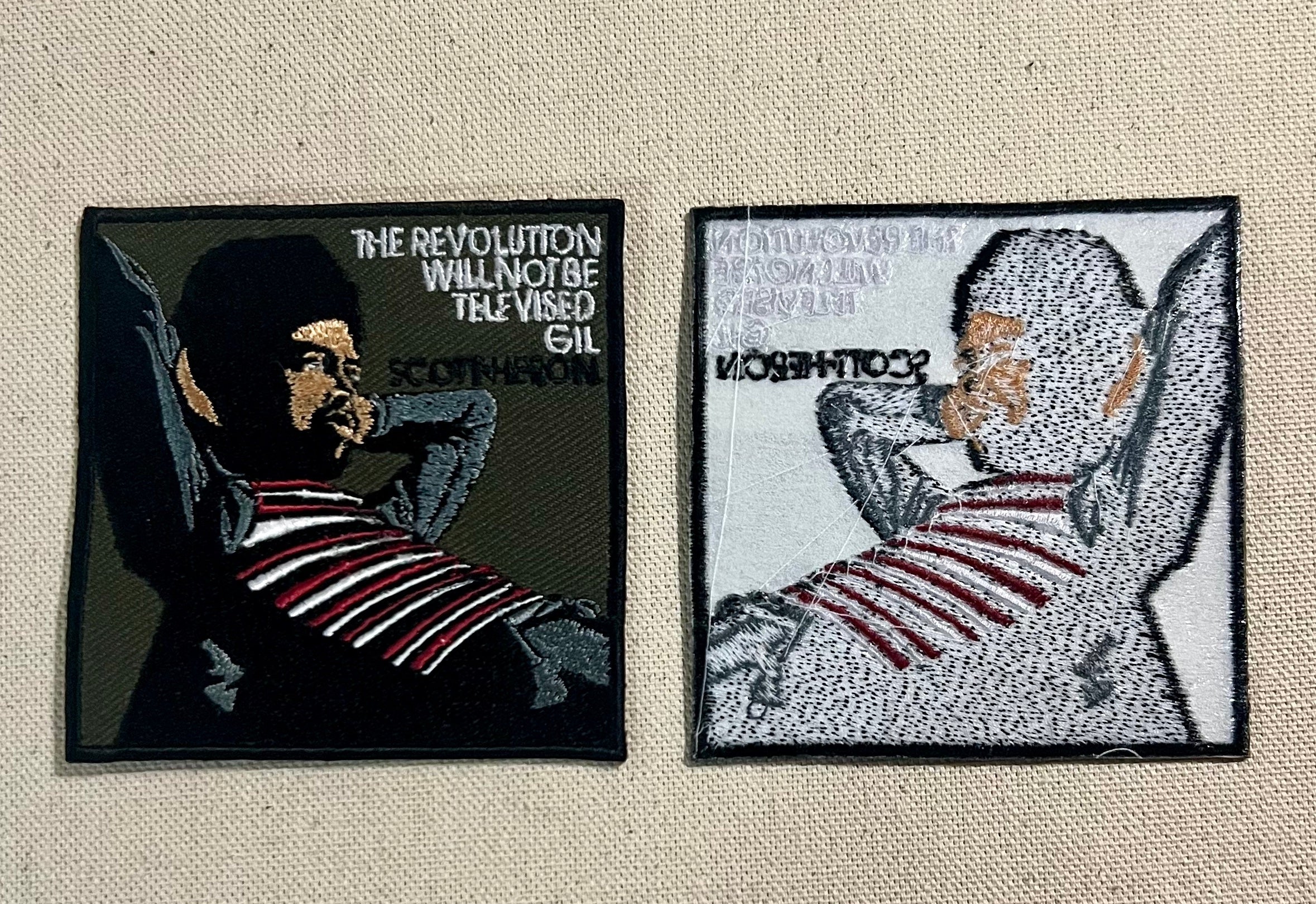 Gil Scott-Heron The Revolution Will Not Be Televised Patch