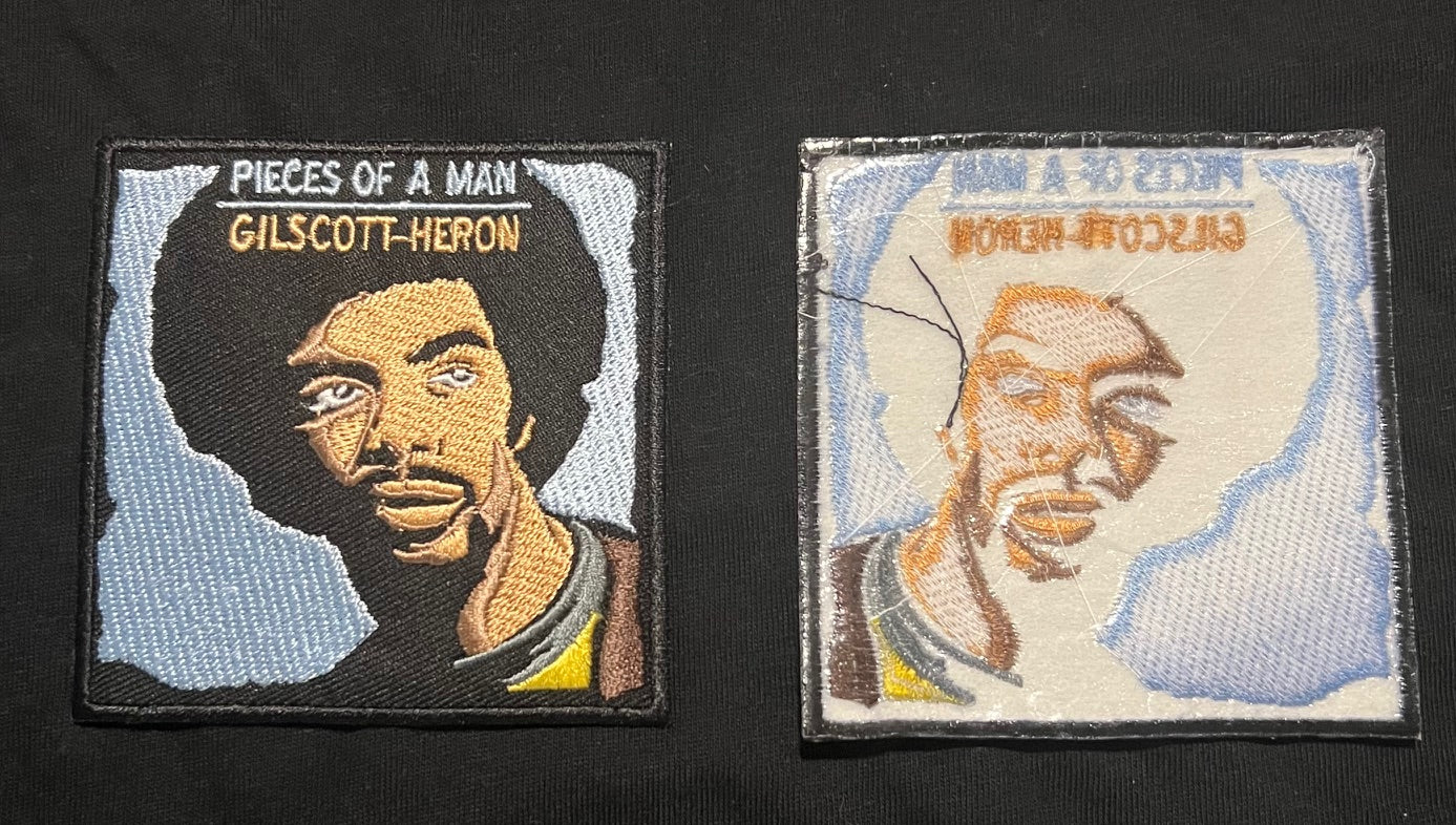 Gil Scott Heron - Pieces of a Man Album Art Patch