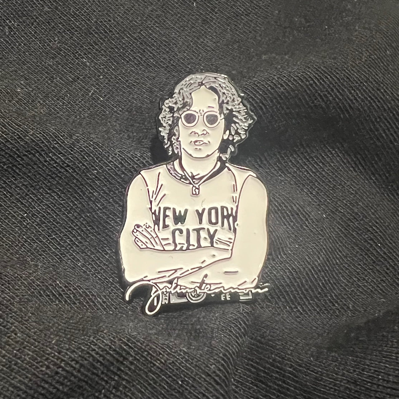 John Lennon New York City Pin