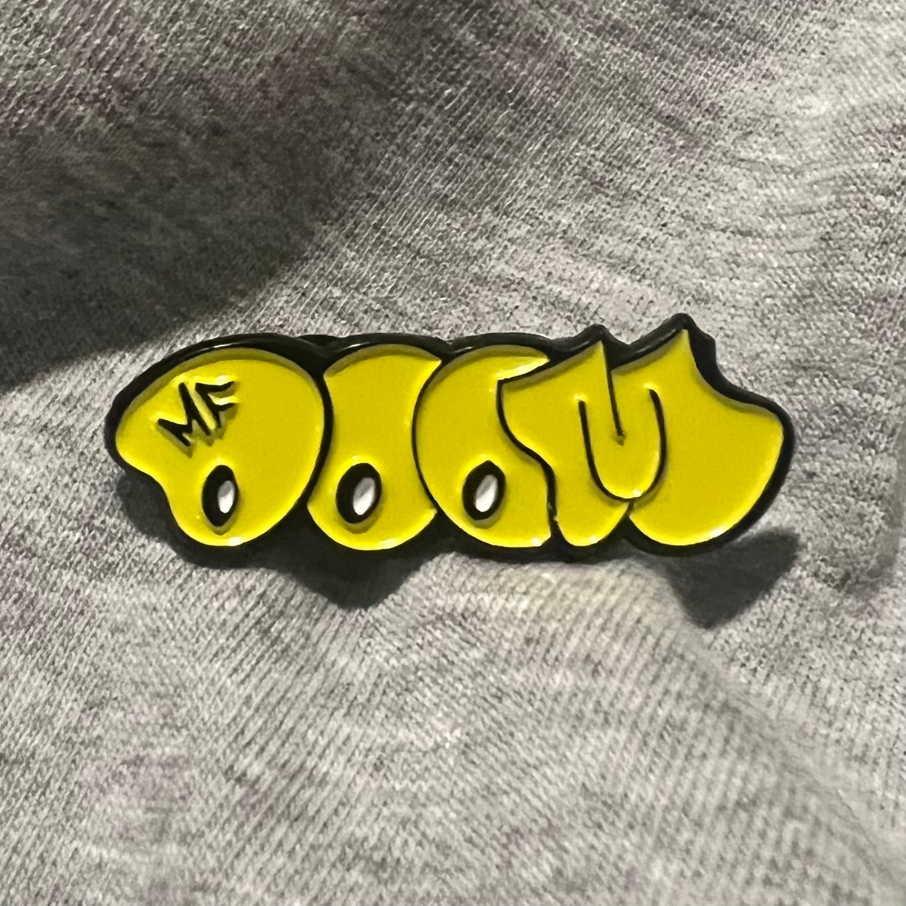 MF Doom Yellow Pin