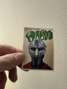MF Doom Mask Sticker