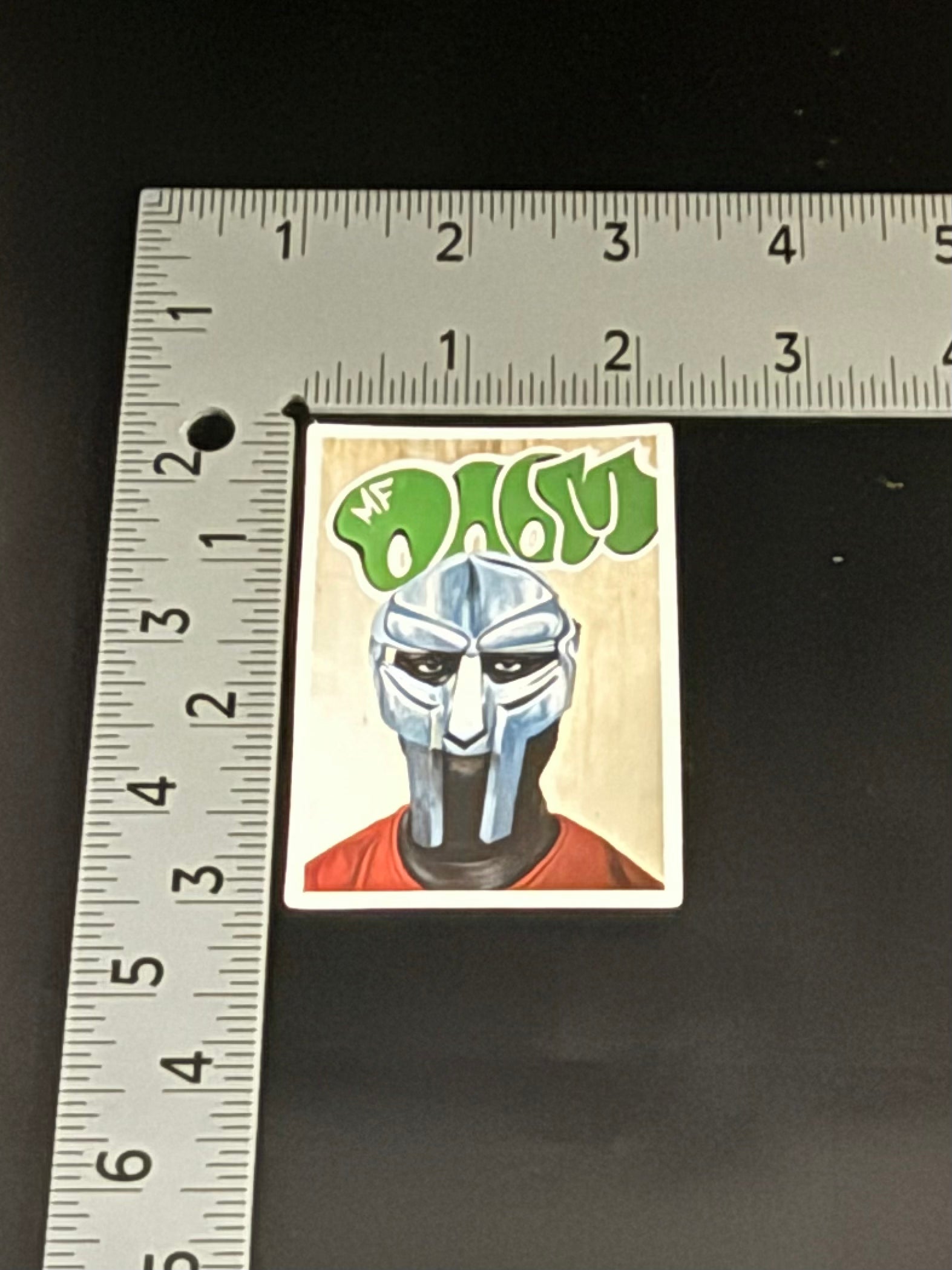 MF Doom Mask Sticker