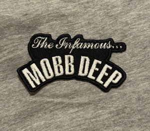 The Infamous Mobb Deep black and white Patch