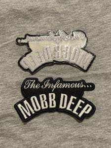 The Infamous Mobb Deep black and white Patch