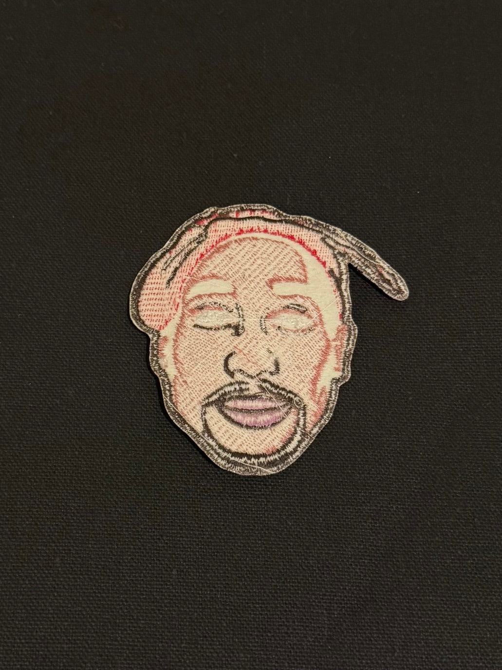 Tupac Red Bandana Patch