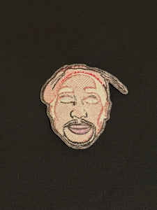 Tupac Red Bandana Patch