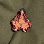 Load image into Gallery viewer, Lil&#39; Kim Hardcore Pin
