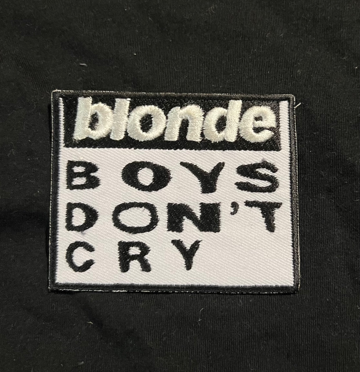 Frank Ocean - Blonde Boys Don't Cry Patch